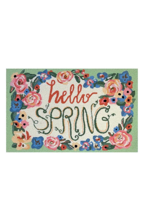 Hello Spring Doormat