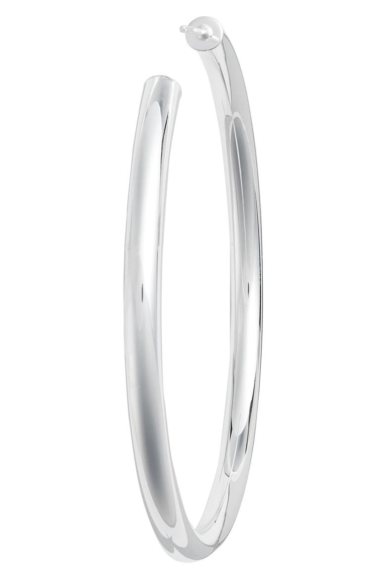 Lou Large Hoop Earrings, Alternate, color, STERLING SILVER