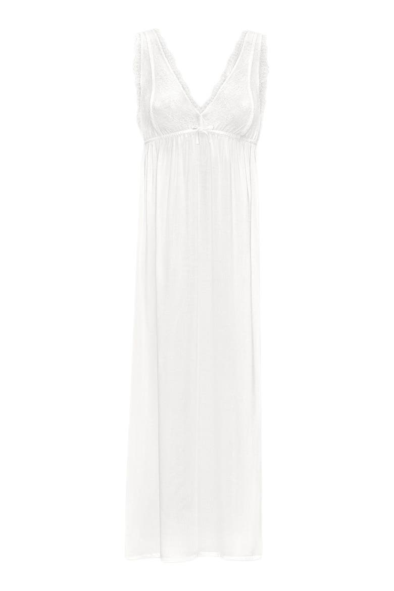 Christina Women's Nightdress, Alternate, color, White