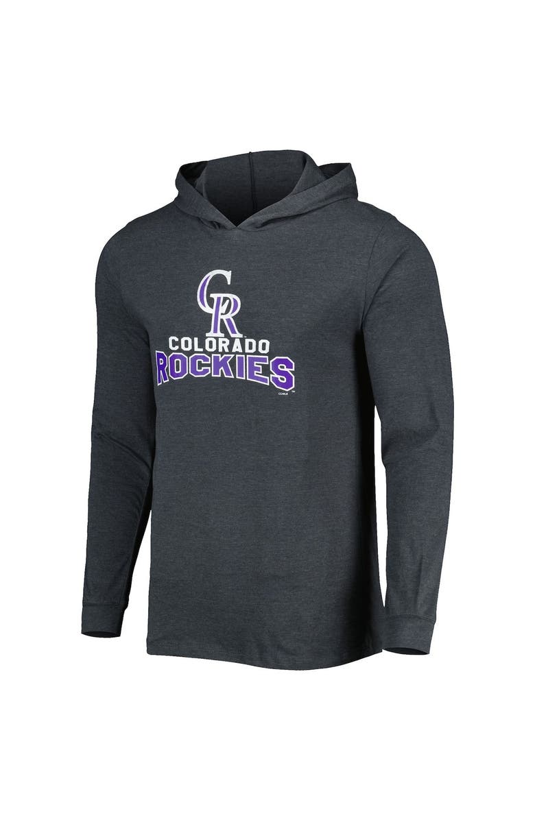 CONCEPTS SPORT Men's Concepts Sport Heather Purple/Heather Charcoal Colorado Rockies Meter Hoodie & Joggers Set, Alternate, color, Purple