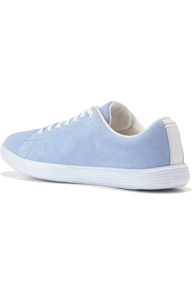 Cole Haan Grand Crosscourt Leather Sneaker, Alternate, color, Hydrangea Suede