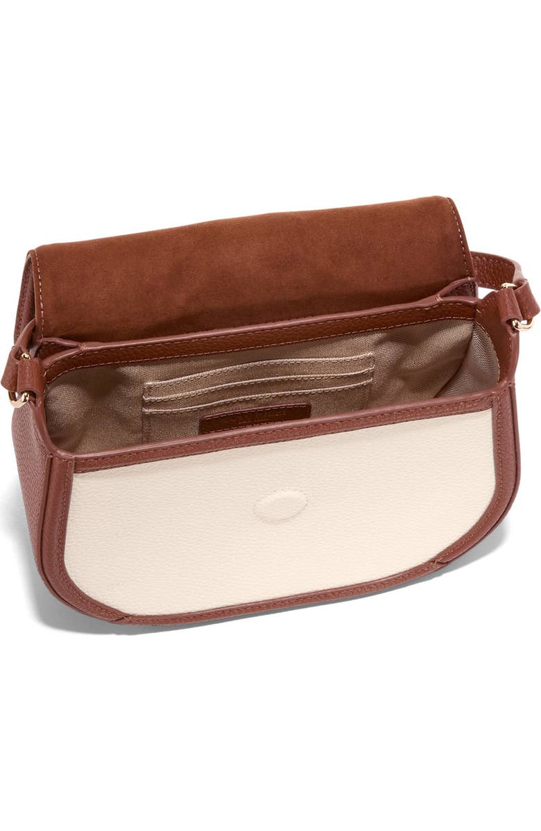 Cole Haan Marina Saddle Crossbody Bag, Alternate, color, Midnight Moon / Ivory/ Cuoio