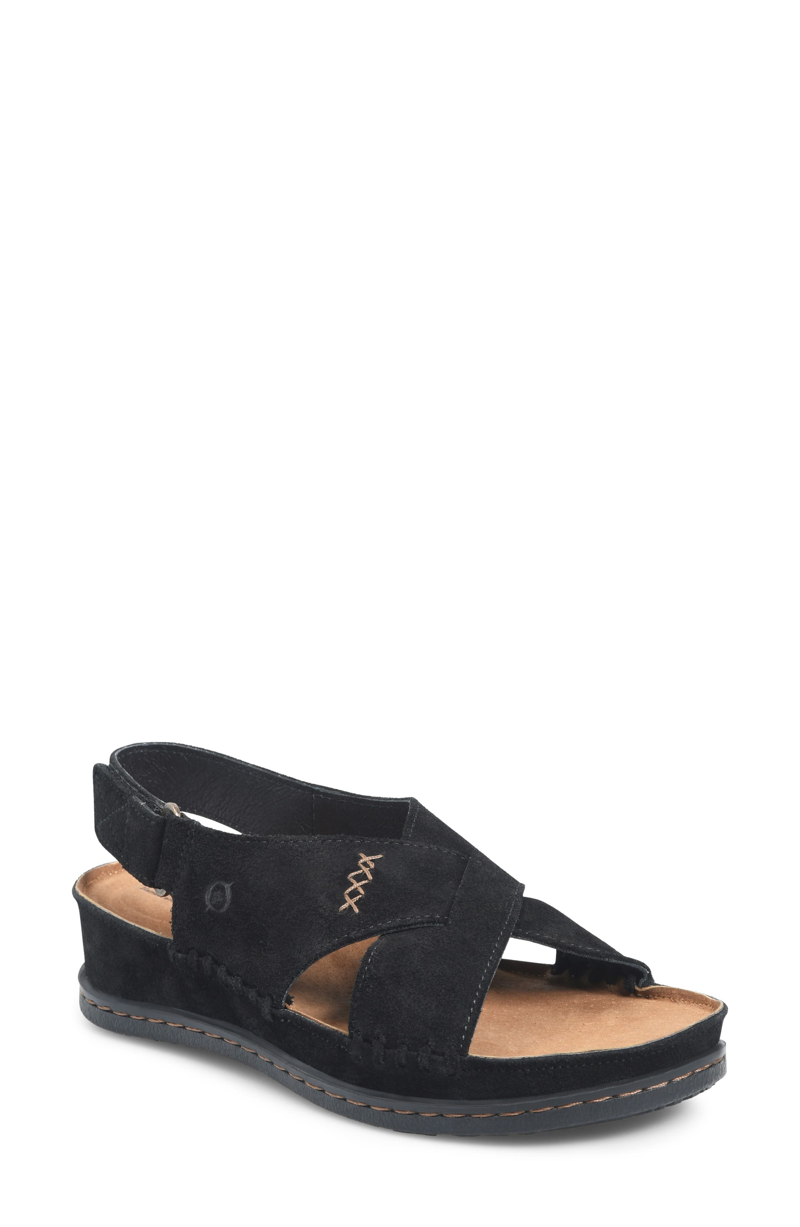 Børn Ebba Slingback Platform Wedge Sandal, Main, color, 