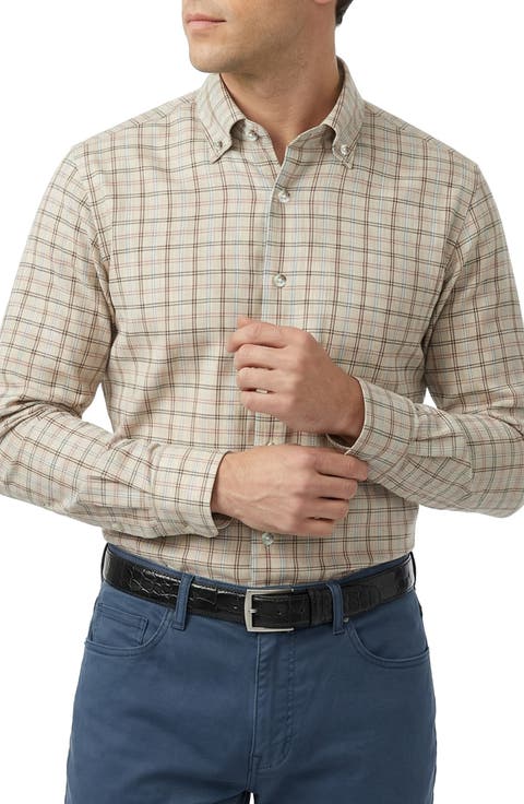 Essex Regular Fit Plaid Twill Shirt