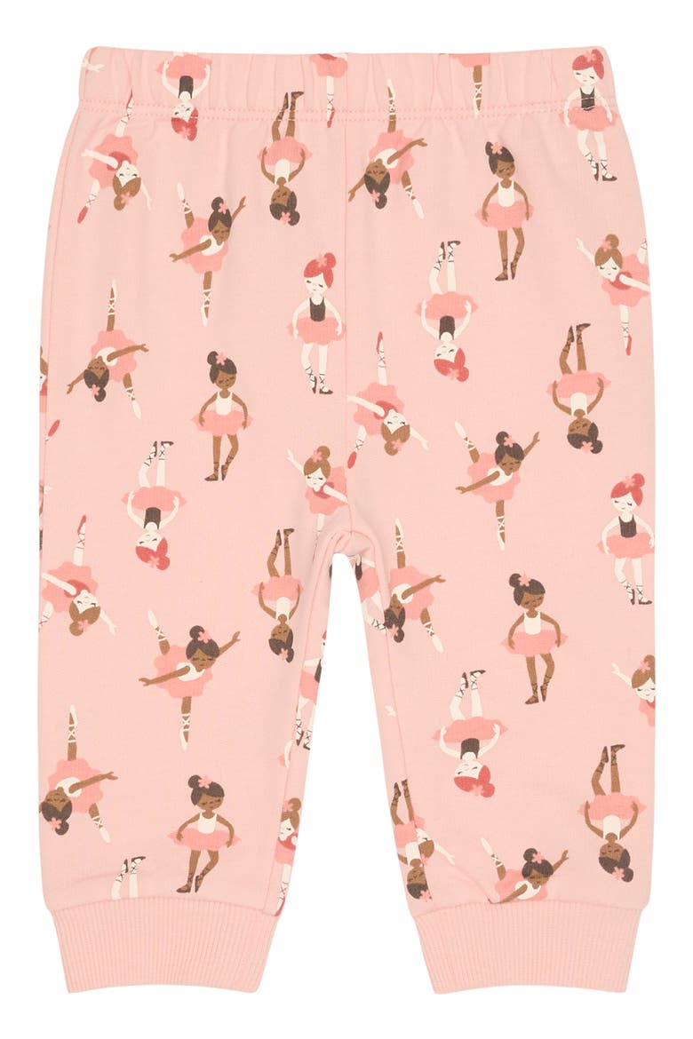 4-Piece Fleece Sweatshirt & Leggings Set, Alternate, color, BALLET