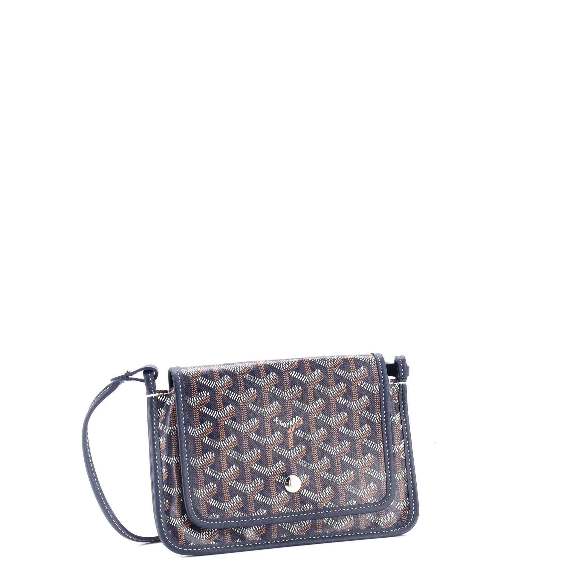 Pre-Owned Goyard Plumet Clutch Wallet Coated Canvas, Alternate, color, 