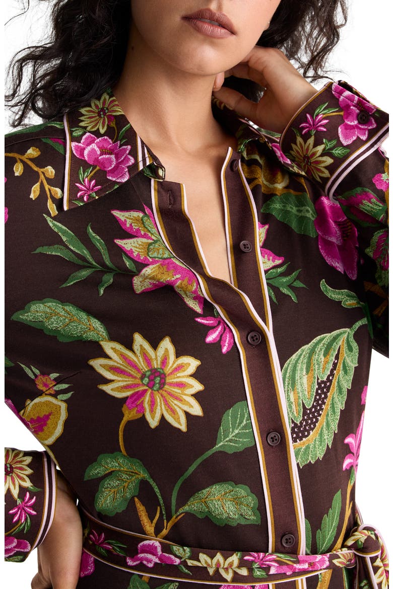 Diane Print Minidress, Alternate, color, HAWTHORONE BORDER SOIL