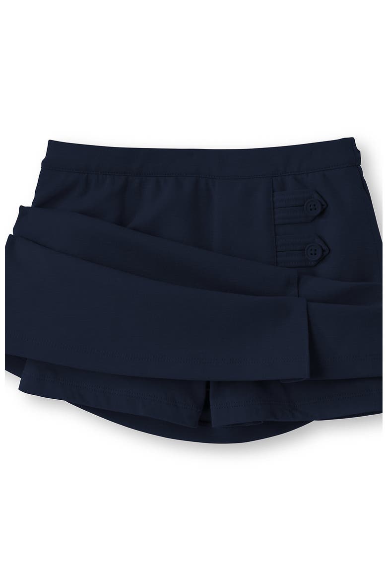 Girls Ponte A Line Skort Above the Knee, Alternate, color, Classic Navy