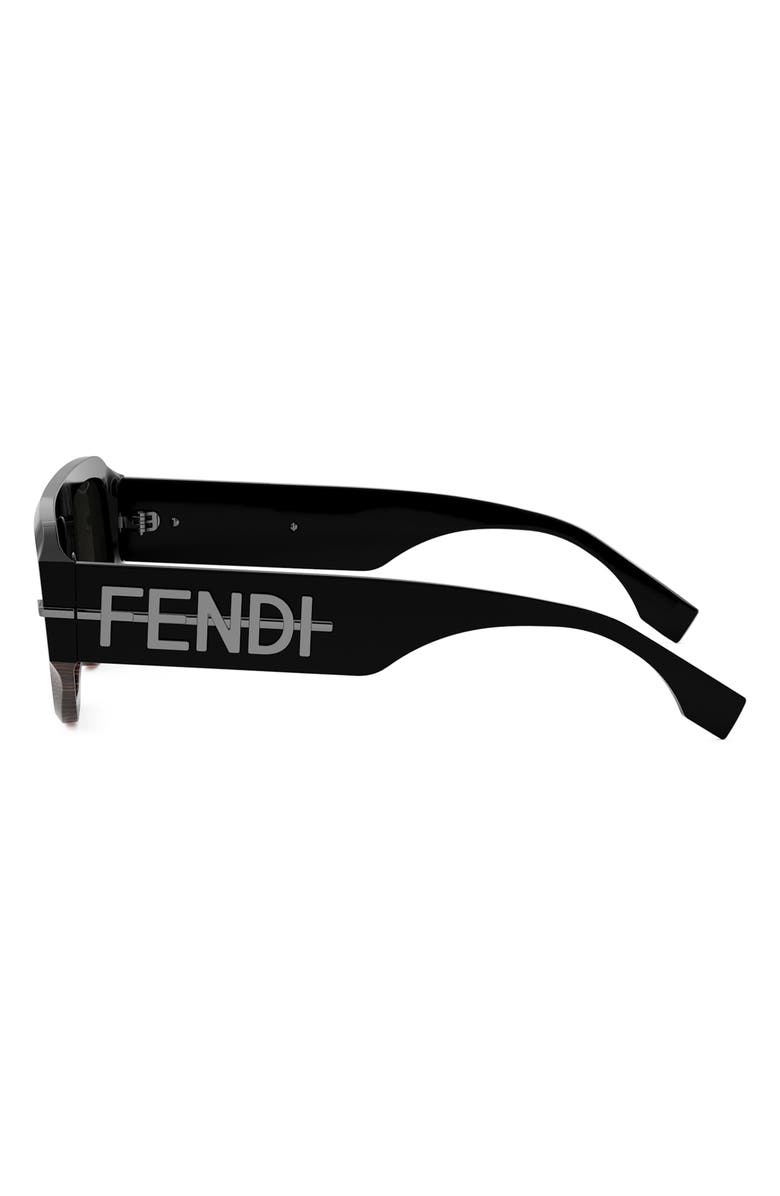 Fendi 'Fendigraphy 54mm Geometric Sunglasses, Alternate, color,