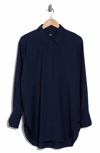 BOSS Bertoa Virgin Wool Button-Up Shirt