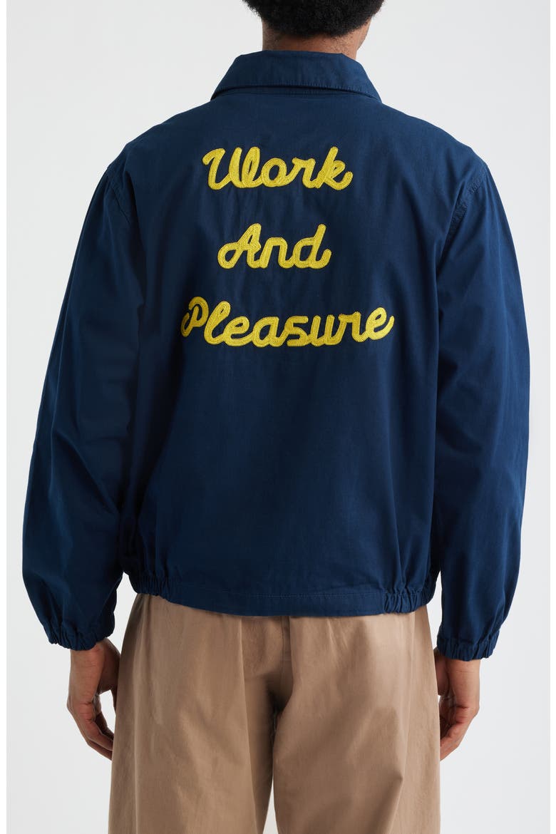 Twill Work Jacket, Alternate, color, DARK NAVY