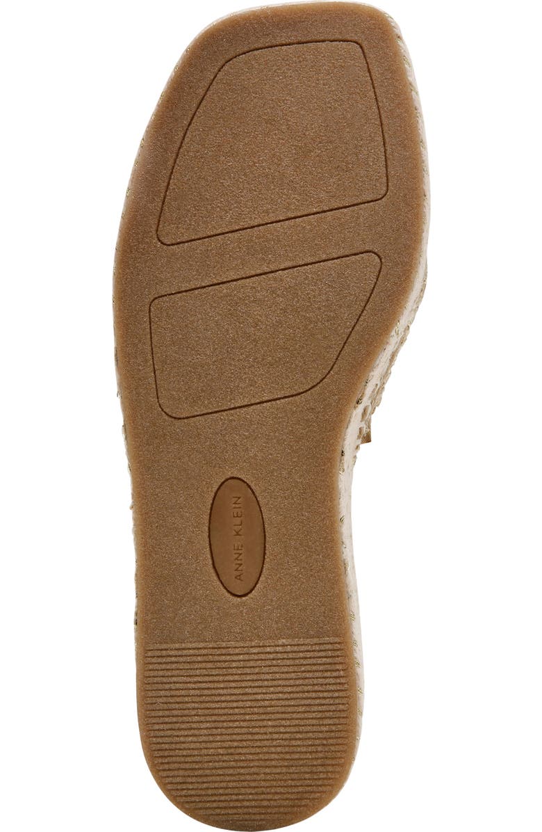 Anne Klein Cruz Platform Wedge Sandal, Alternate, color, Light Gold