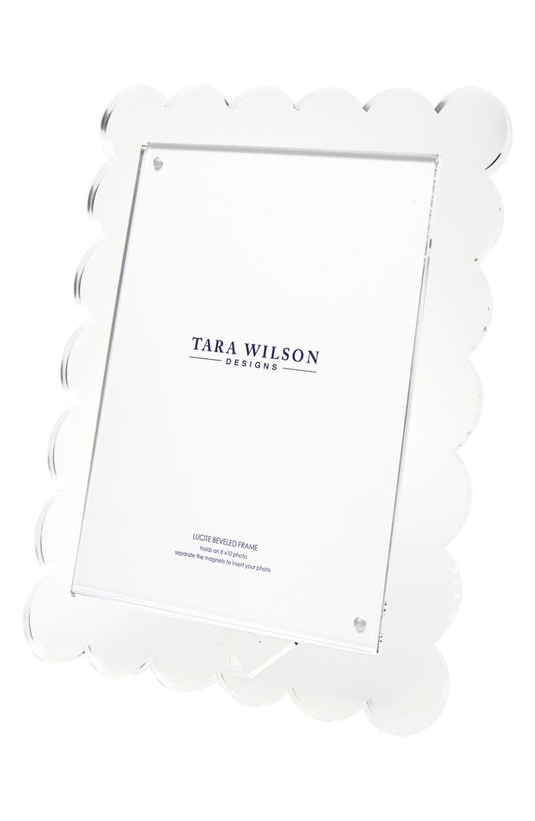 Tara Wilson Designs Scallop Picture Frame, Alternate, color, Clear