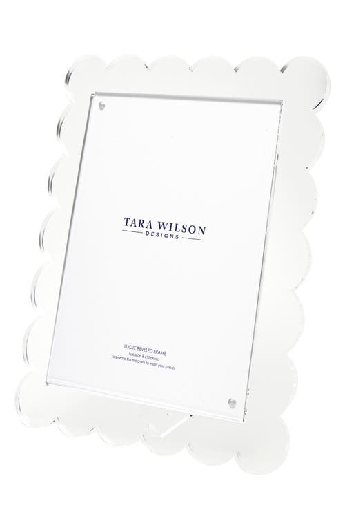Tara Wilson Designs Scallop Picture Frame In Transparent