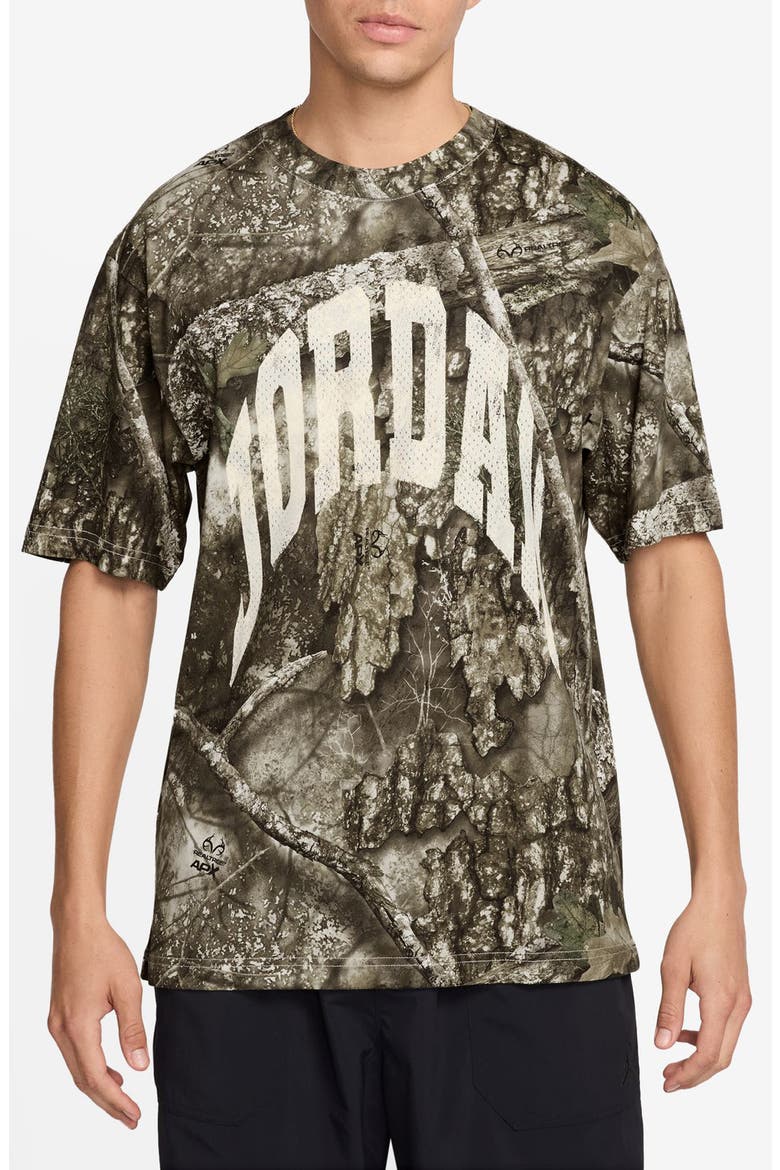 Realtree Cotton Graphic T-Shirt, Main, color, SAIL