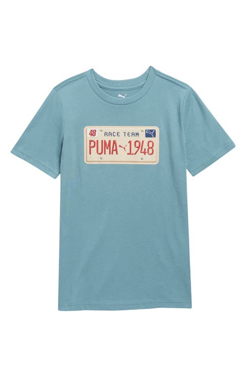 Kids' Vintage Moto Plate Graphic T-Shirt (Big Kid)