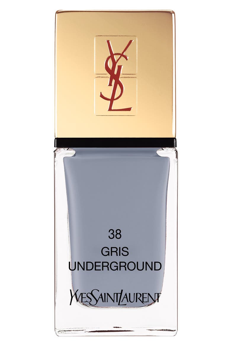 La Laque Couture Nail Lacquer, Main, color, 38 GRIS UNDERGROUND