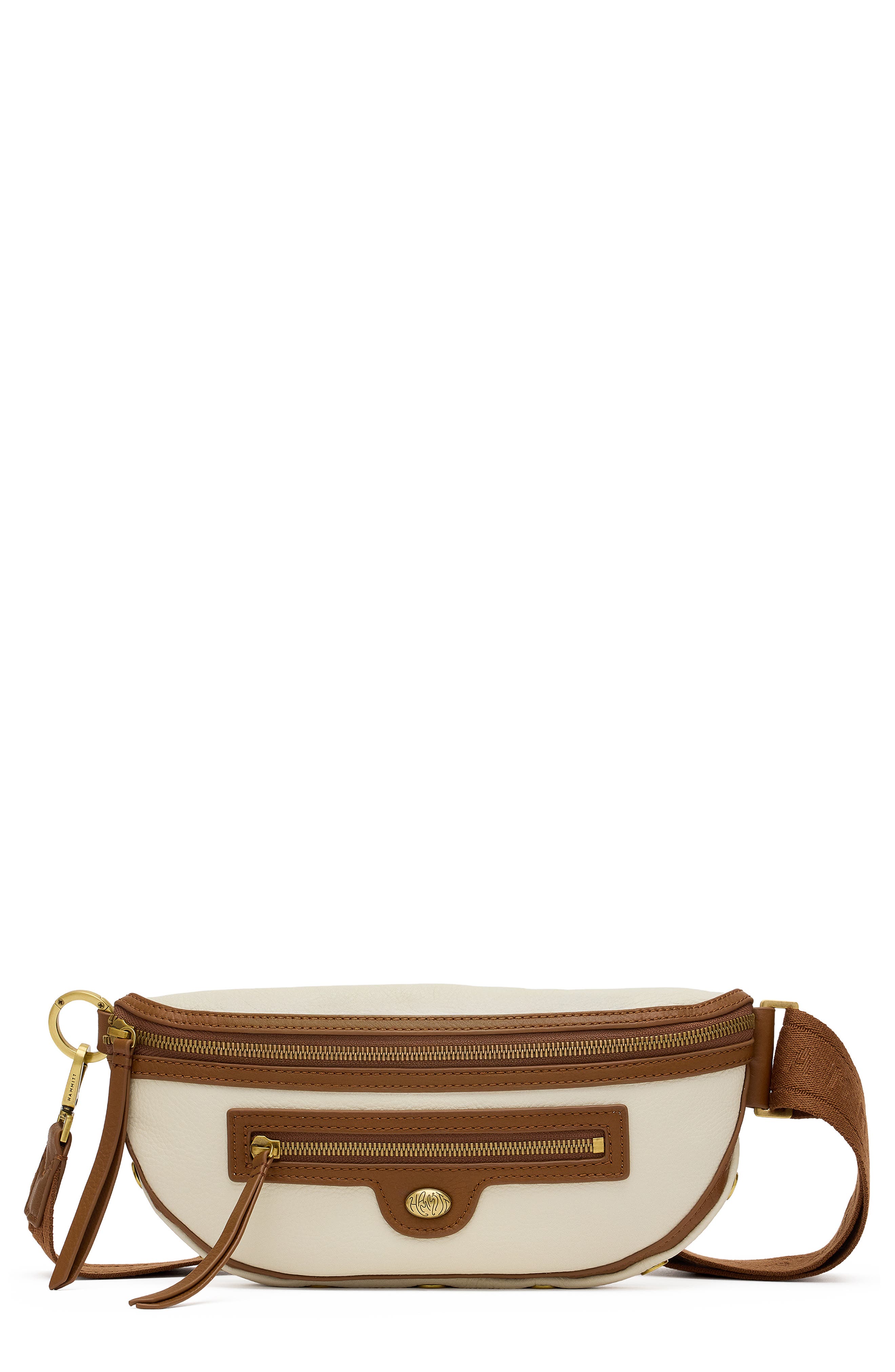 HAMMITT Medium Charles Belt Bag, Main, color, West End/ Antique Gold