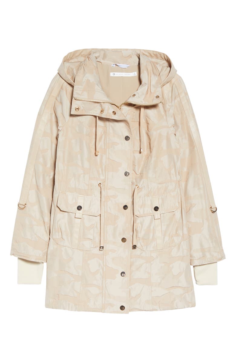 Blanc Noir Camo Hooded Anorak, Alternate, color, 