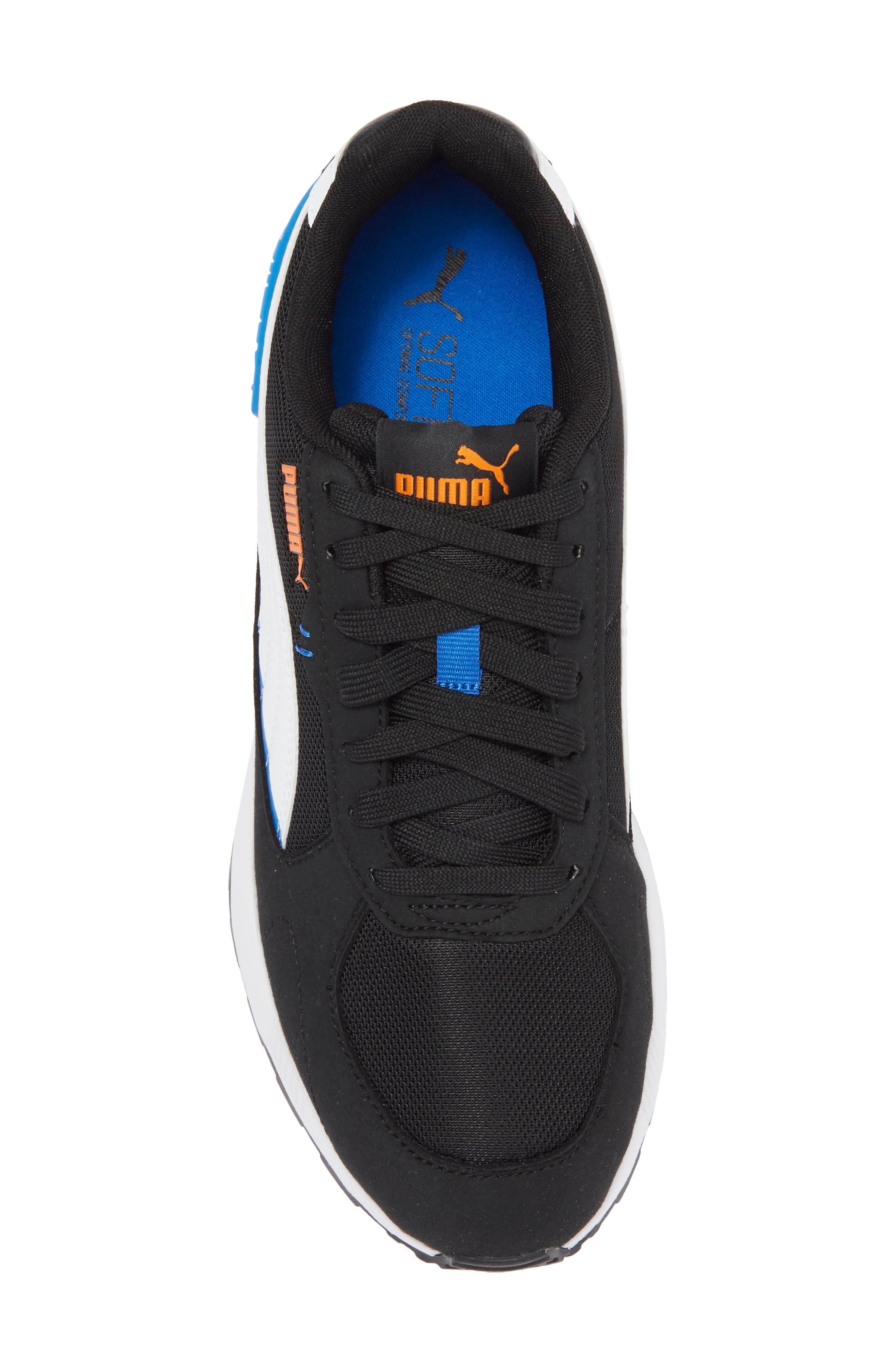 PUMA Graviton Running Shoe, Alternate, color, Puma Black-White-Royal-Orange