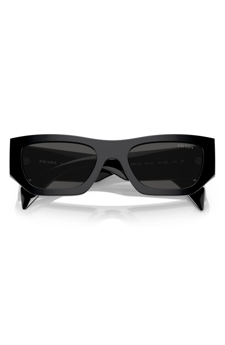 Prada 53mm Pillow Sunglasses, Alternate, color, 