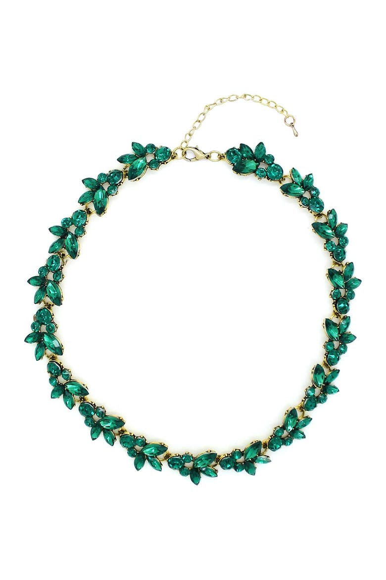 Leaf My Necklace, Alternate, color, GREEN