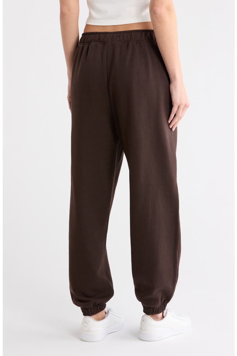 Sahara Fleece Oversized Joggers, Alternate, color, CHOCOLATE TORTE
