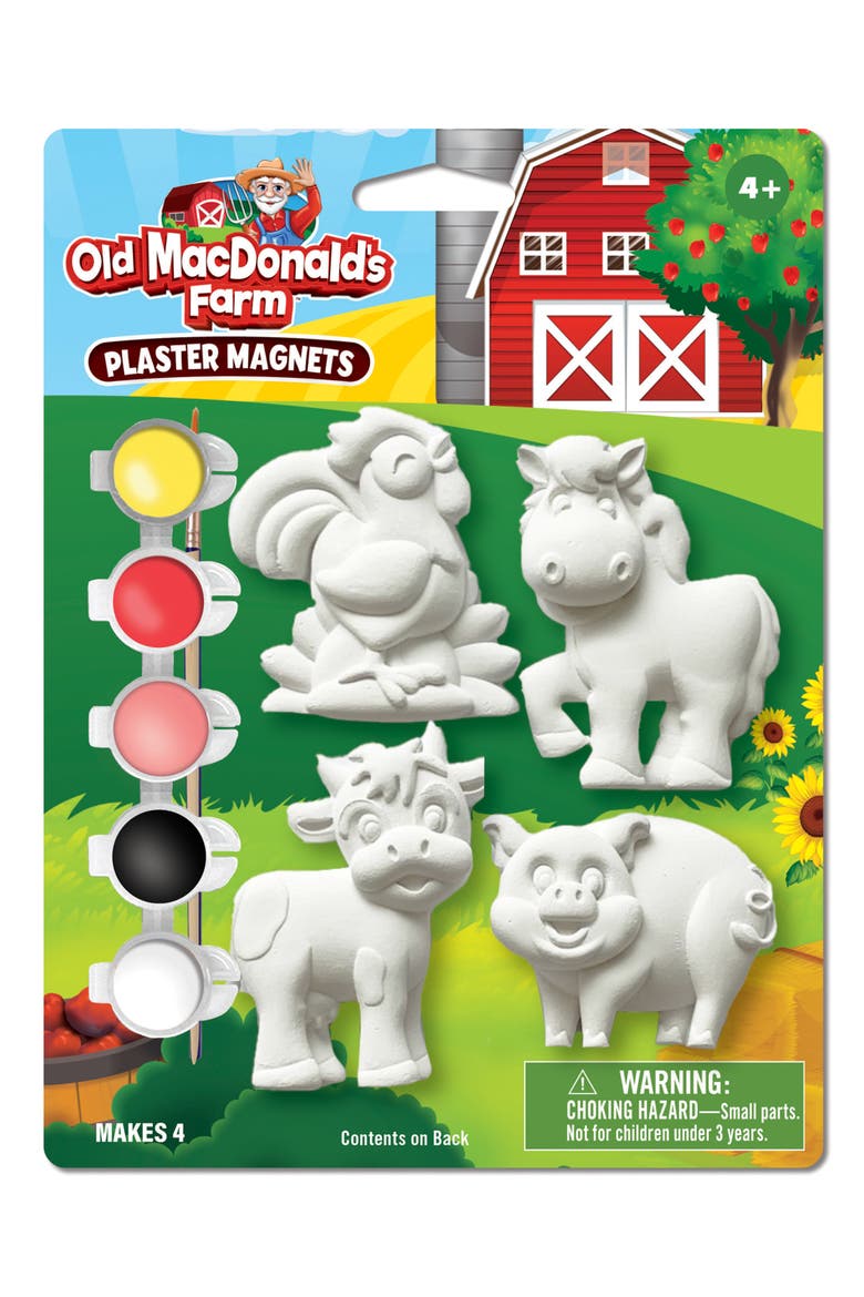 Old MacDonald 6-Pack Magnets Paint Kit, Main, color, Multicolor