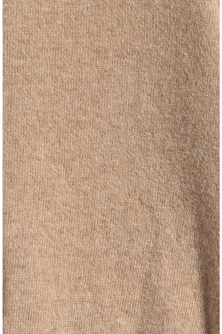 Kids' Virgin Wool & Cashmere Cardigan & Beanie Set, Alternate, color, BEIGE