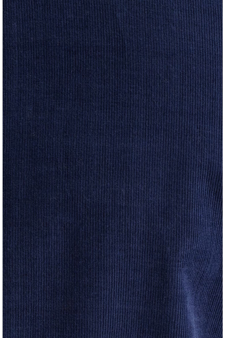 Cotton & Cashmere Corduroy Button-Up Shirt, Alternate, color, NAVY