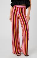 French Connection Motley Stripe Knit Flare Pants