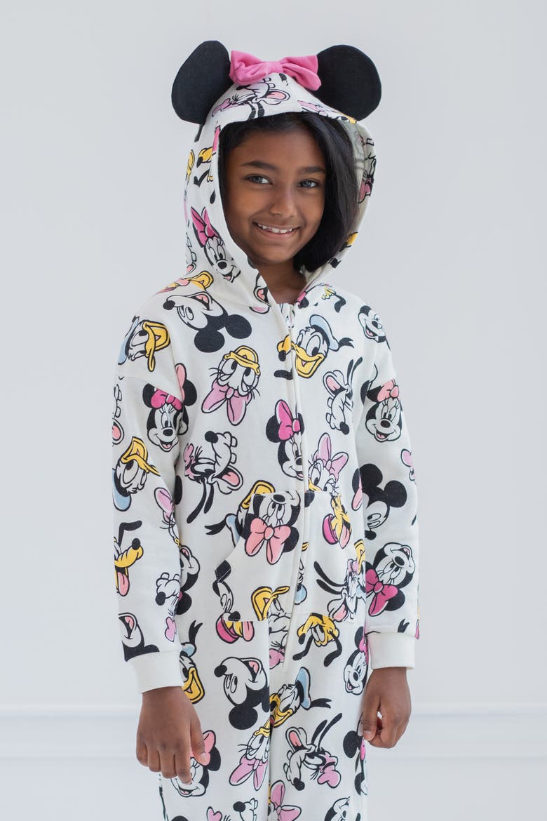 Mickey Mouse & Friends Cosplay Hooded Fleece One Piece, Alternate, color, Tusk Mickey Friends