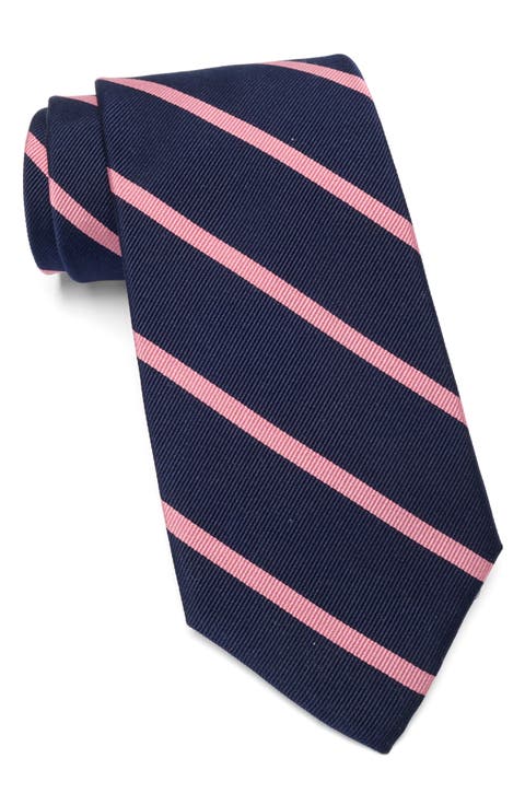 Pencil Stripe Silk Tie