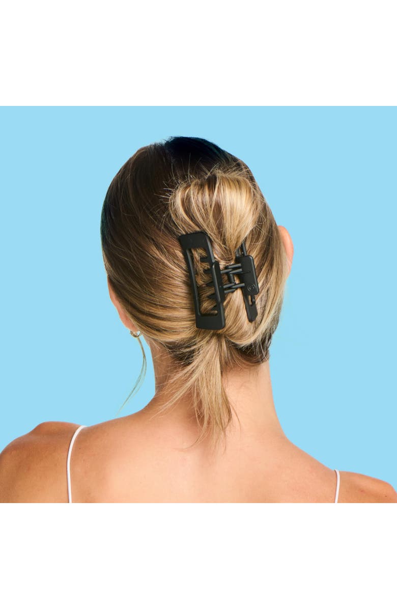 Gimme Beauty Rectangle Double Teeth Claw Clip, Alternate, color, Brown