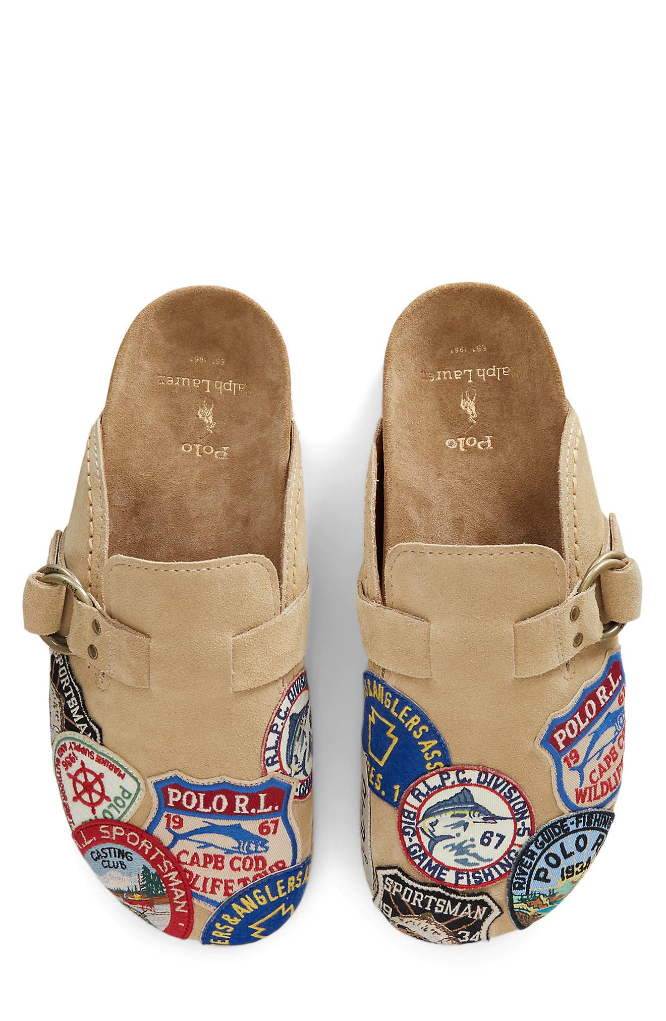 Polo Ralph Lauren Turbach Embroidered Clog, Alternate, color, 