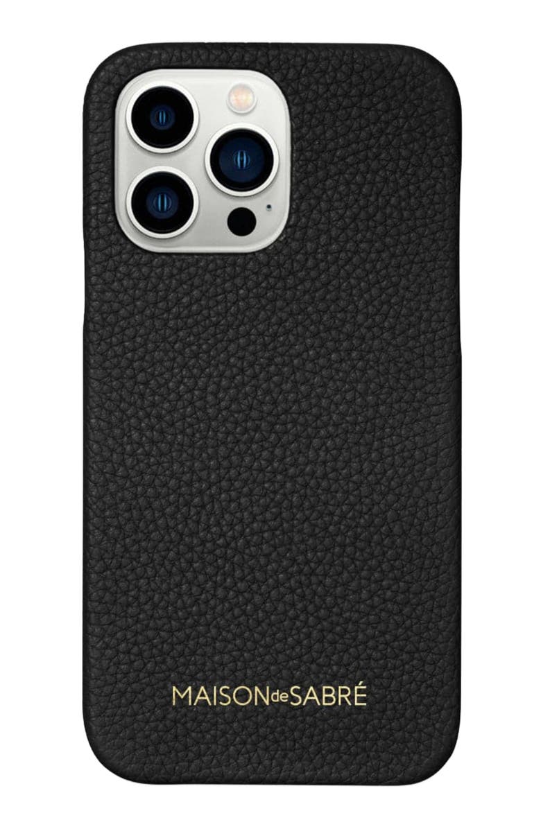 MAISON de SABRÉ Leather Phone Case, Main, color,