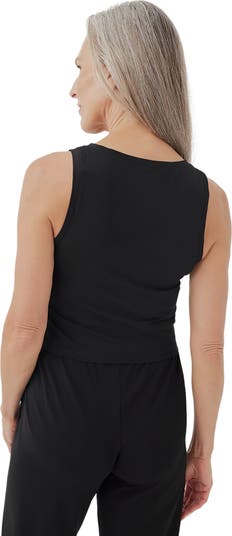 Organic Cotton Cool Stretch Fitted Lounge Tank