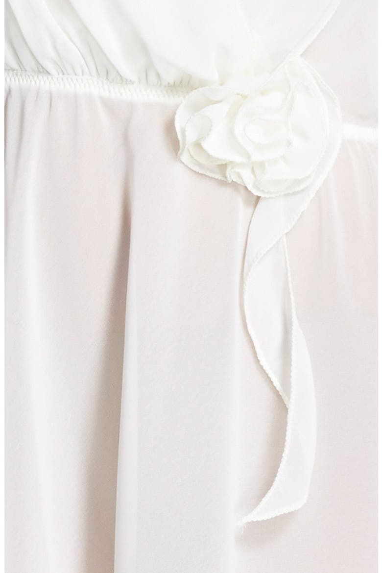 'Blossom II' Chiffon Babydoll, Alternate, color, IVORY
