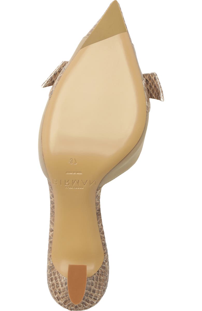 Alexandre Birman Clarita Pointed Toe Slingback Pump, Alternate, color, Semolina