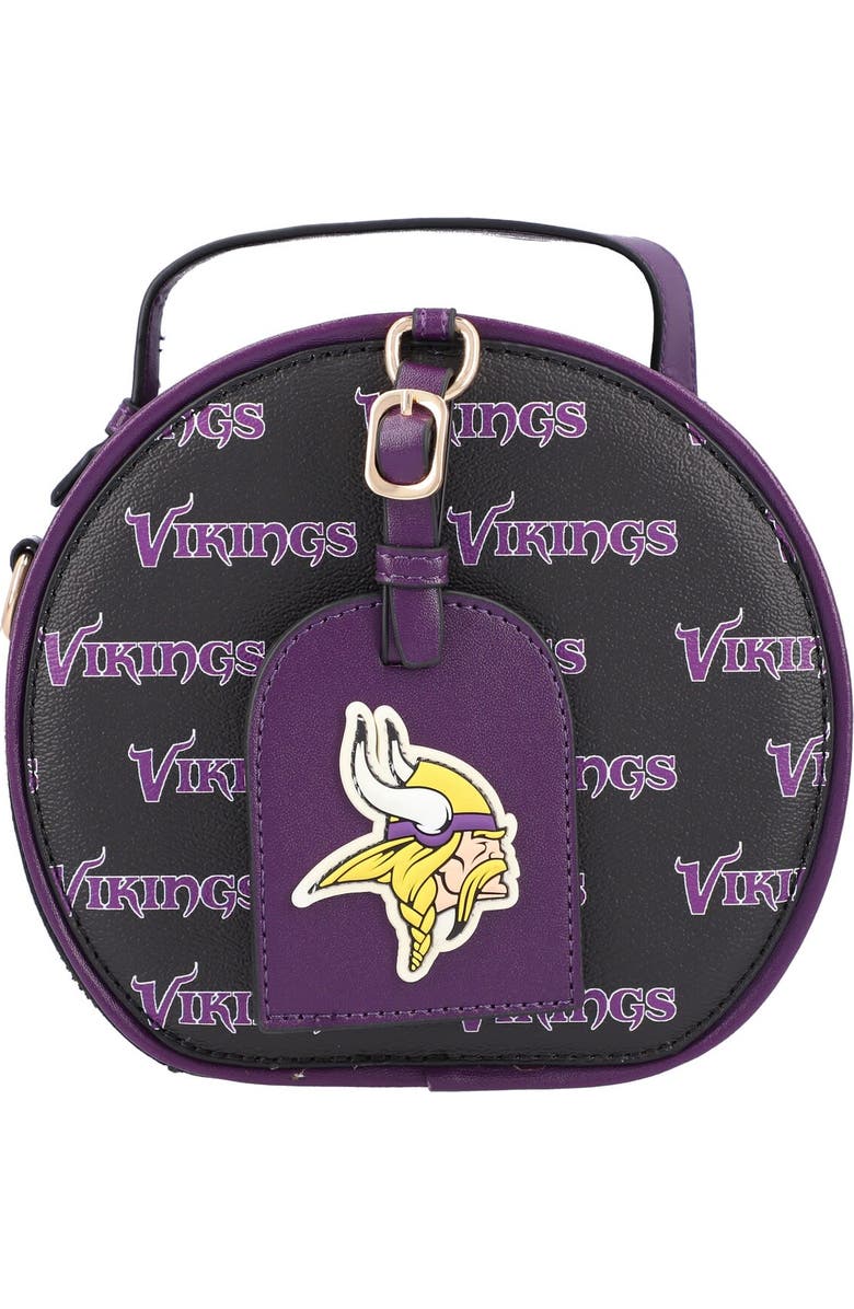 CUCE Minnesota Vikings Repeat Logo Round Bag, Main, color,
