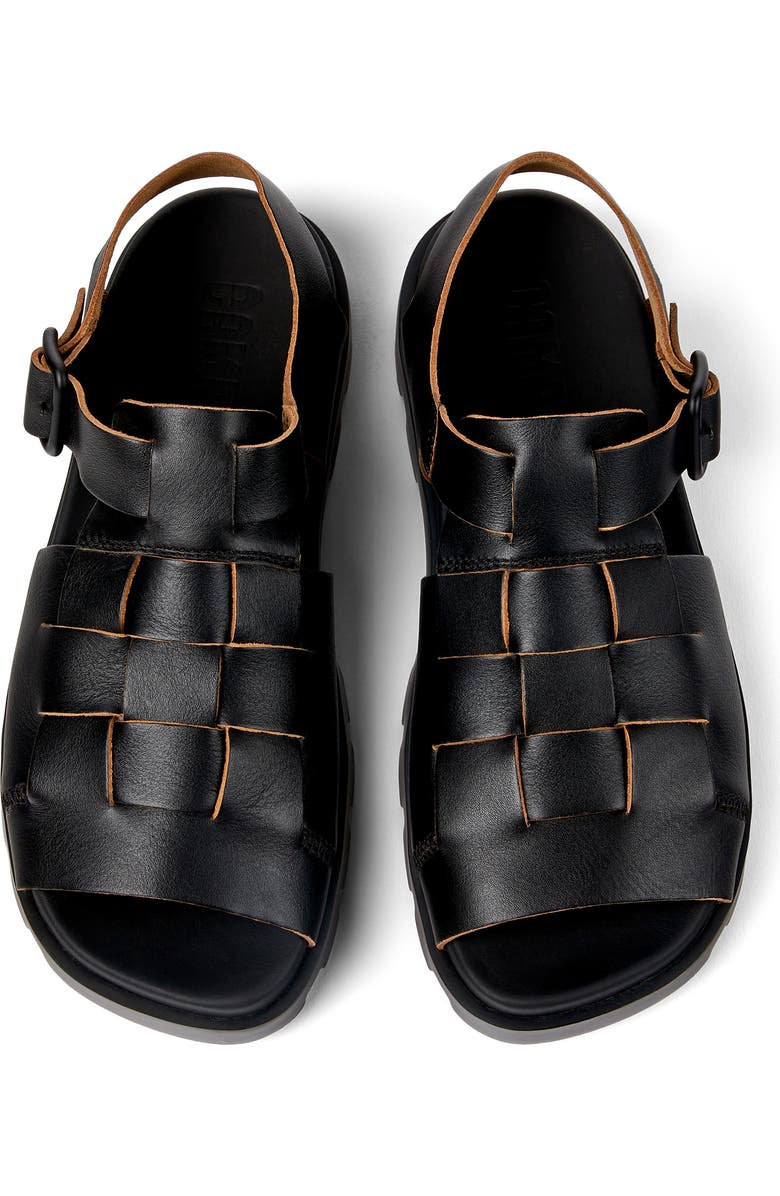 Camper Brutus Fisherman Sandal, Alternate, color,