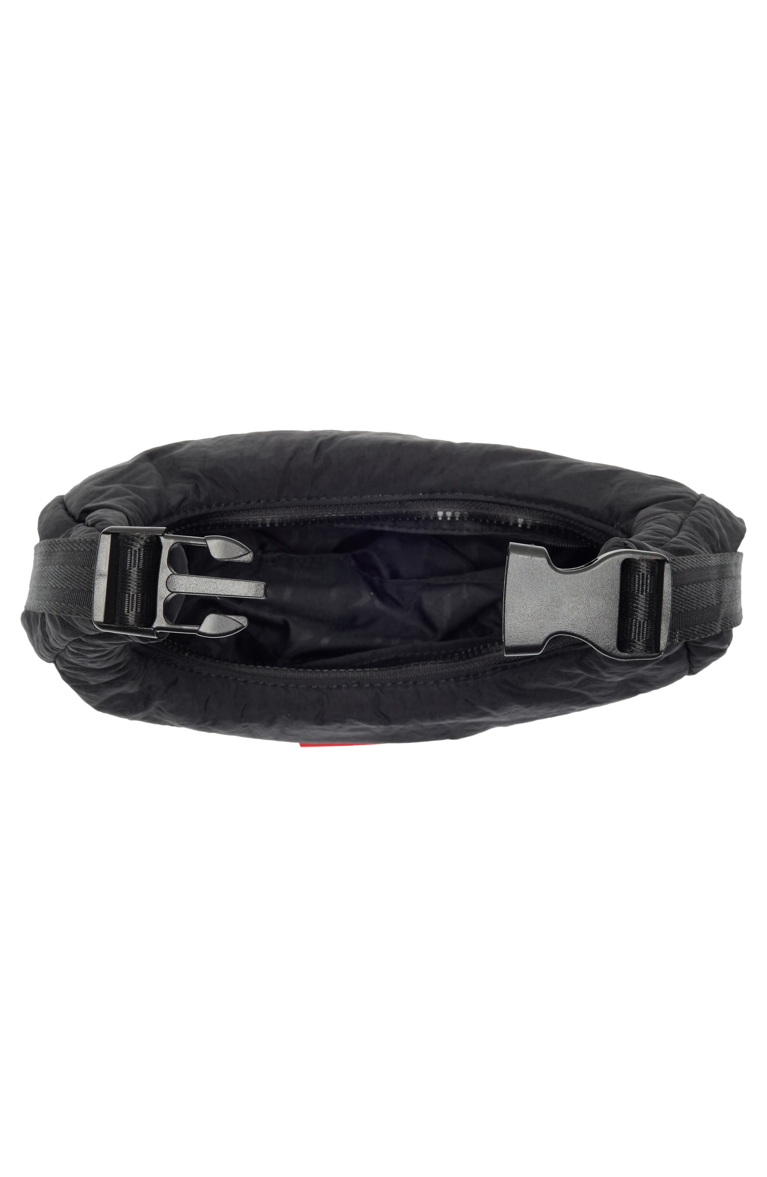 Hunter Mini Crescent Crossbody Bag, Alternate, color, Other Black