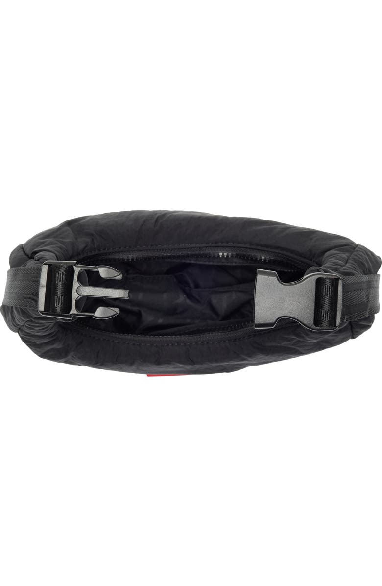 Hunter Mini Crescent Crossbody Bag, Alternate, color, Other Black