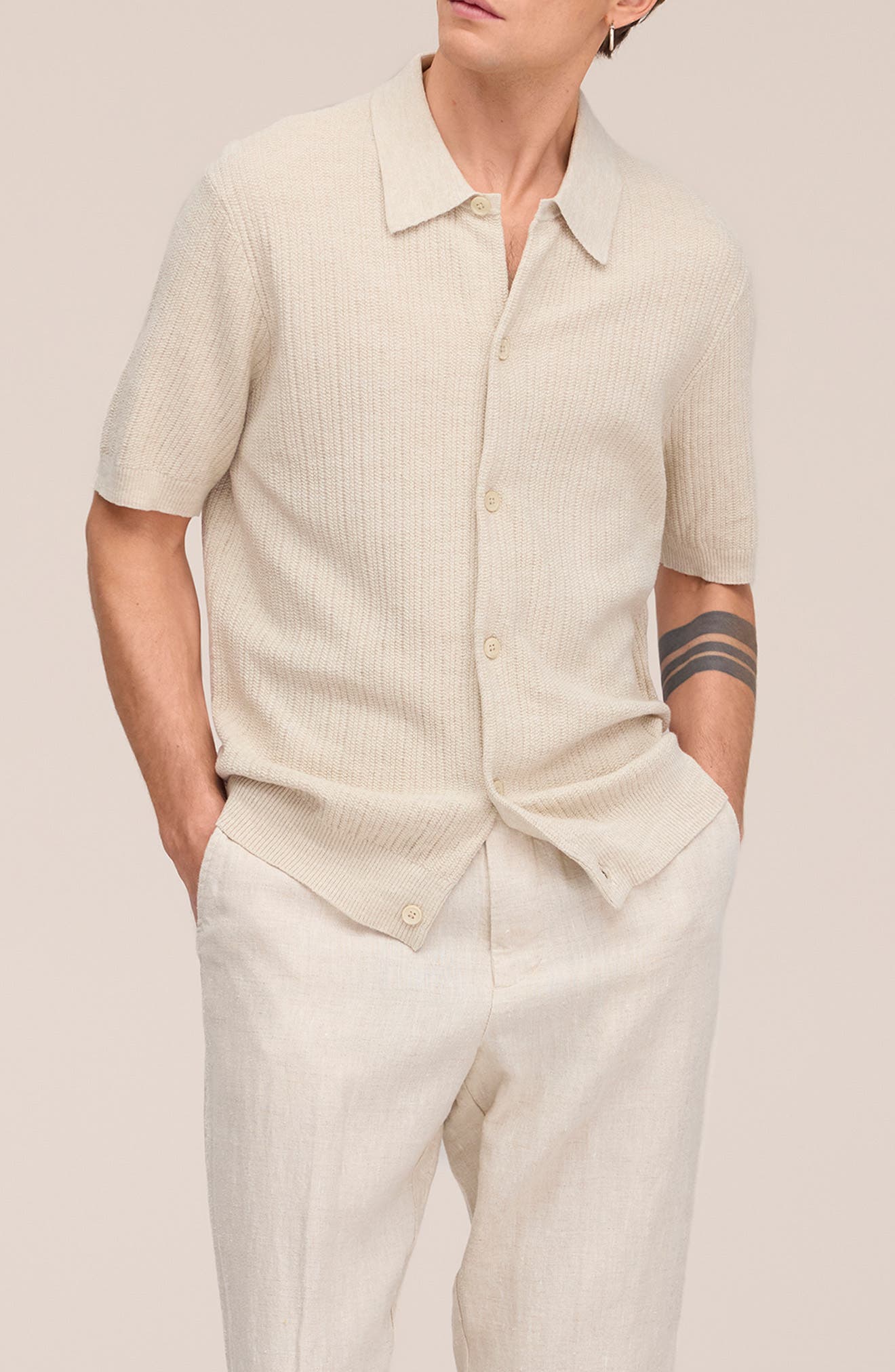 Nolan 6695 Organic Cotton Polo Cardigan - image 3