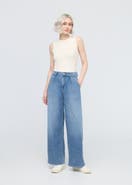 DUER Performance Denim Lite Pleated Pant