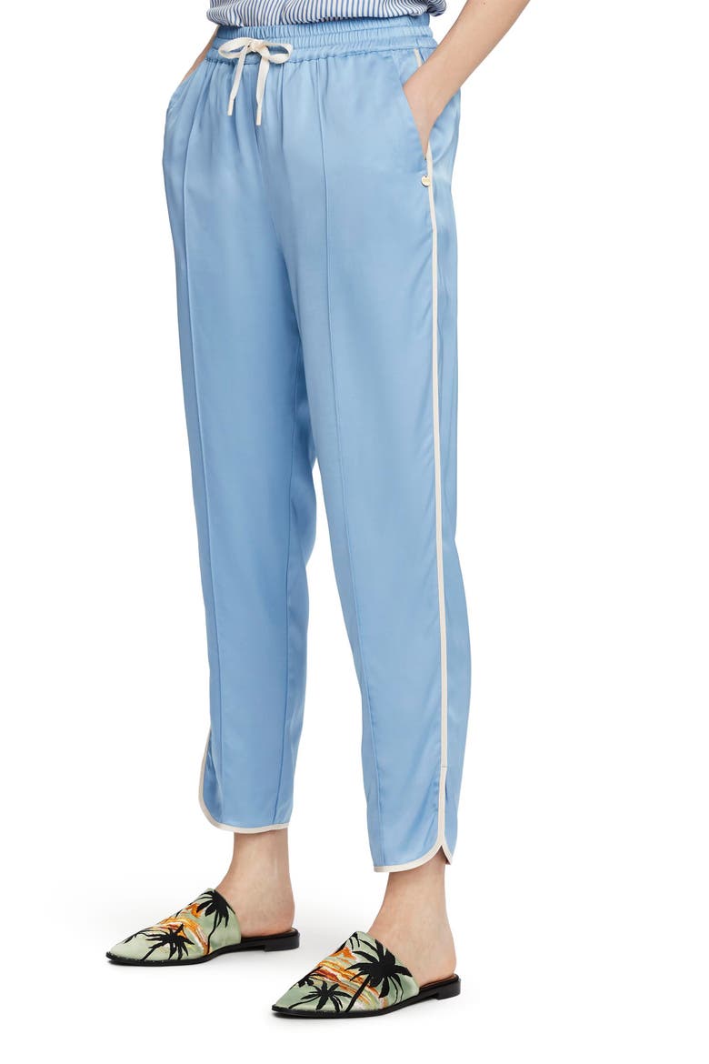 Piped Joggers, Main, color, POWDER BLUE