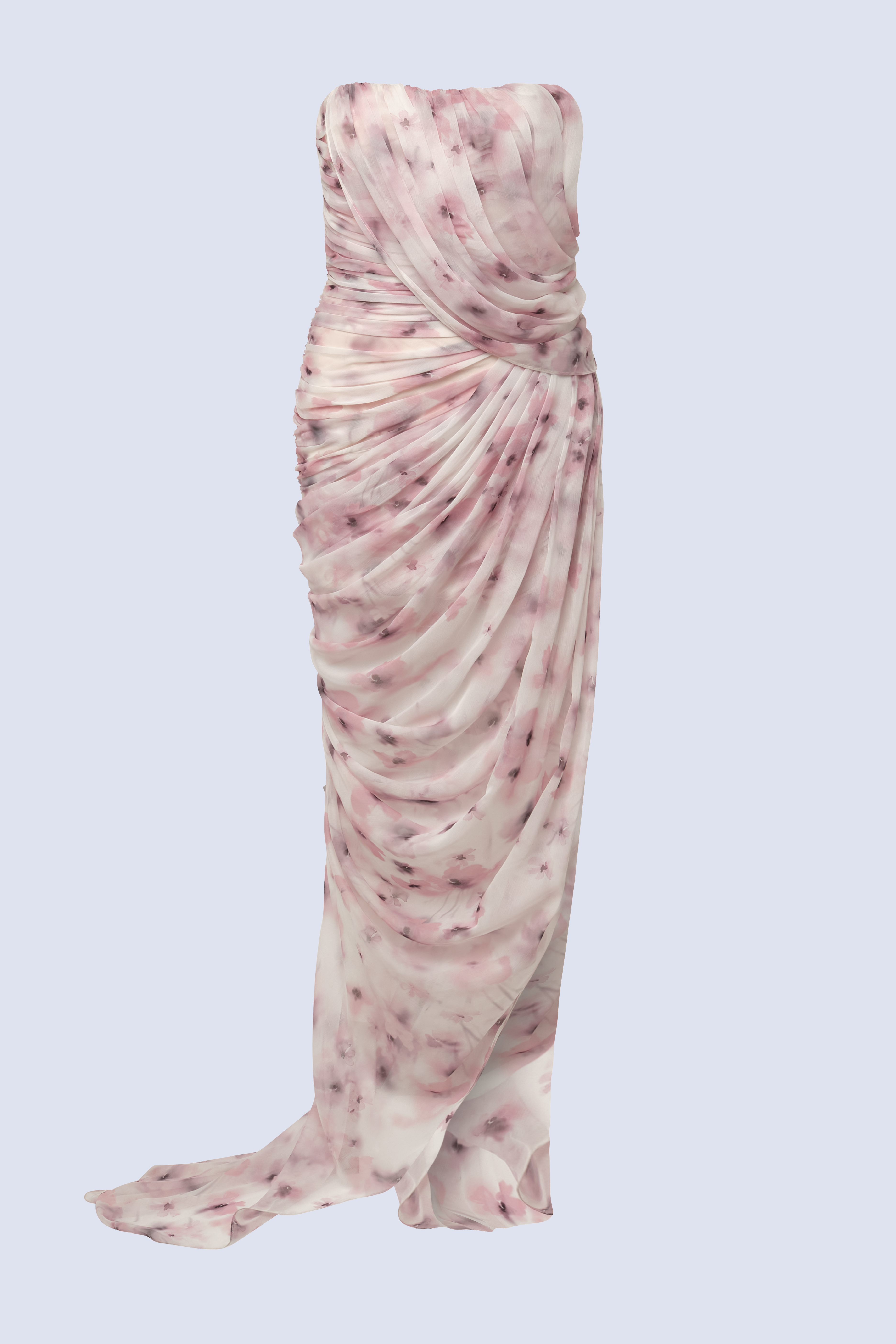 selected Bouquet Print Ash Purple