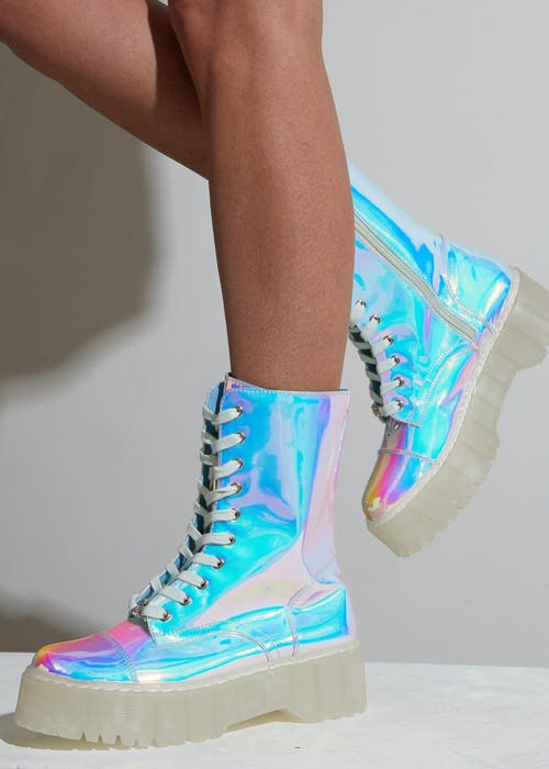 SPARKL SPARKL ELLE COMBAT BOOT 