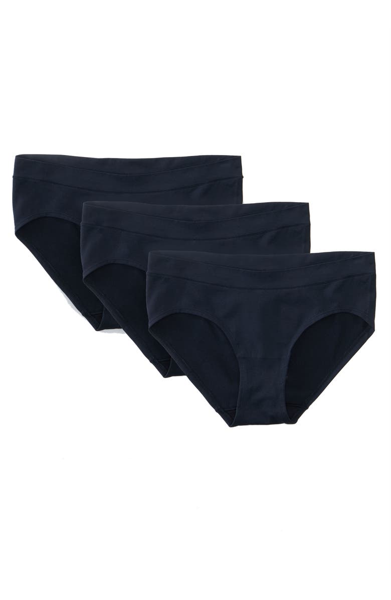 Ingrid & Isabel Maternity 6 Pack Underwear Bundle, Alternate, color, Black/Mauve