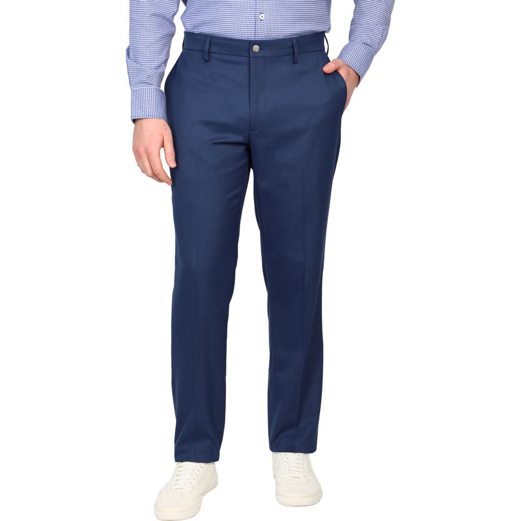 Tailorbyrd Tailored Performance Stretch Pants In Dusk Blue